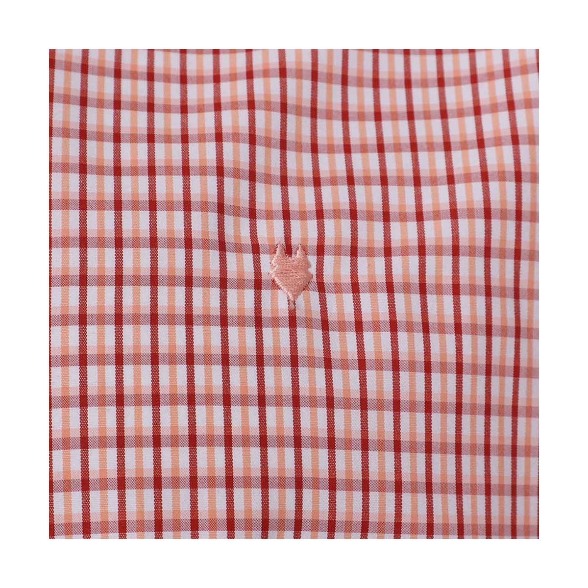 Camisa Cuadros Rojo Yale Manga Larga para Hombre Plus image number null