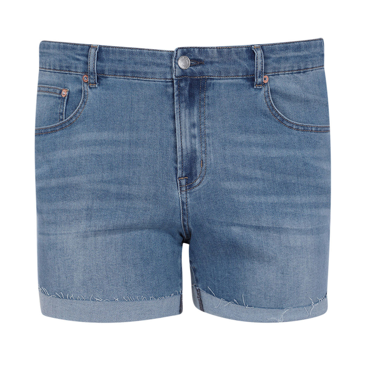 Bermuda Mezclilla Jeanious Jeanious Para Mujer Curvy image number null