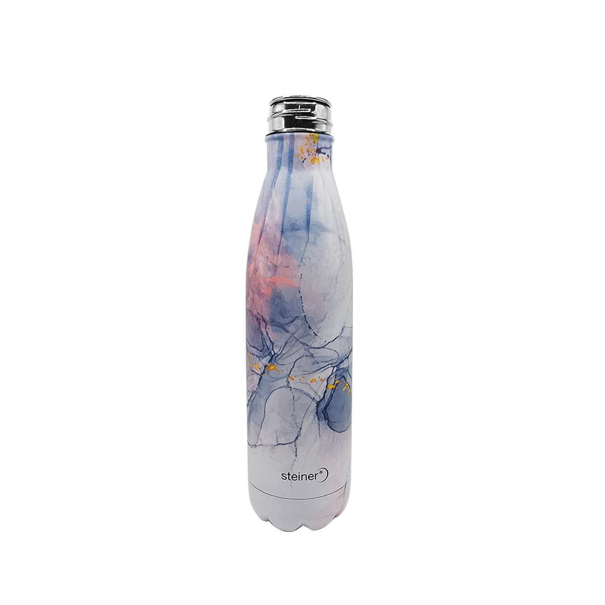 Botella de Acero Inoxidable 750 ml Color Violeta Marmoleado image number null