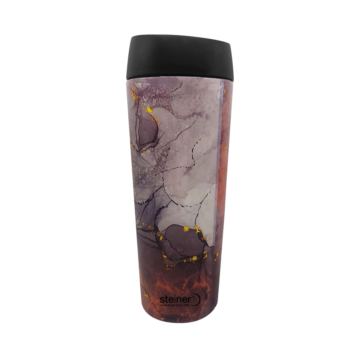 Termo Acero Inoxidable 450 Ml Rosa/Violeta Steiner image number null