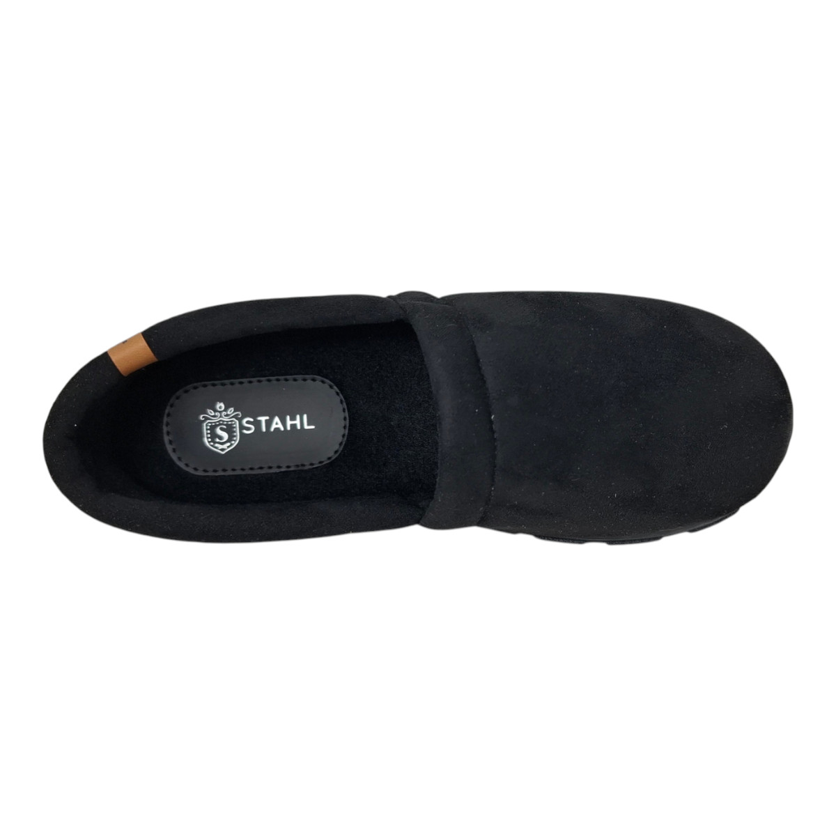 Pantufla Lisa Cerrada Stahl Negro para Hombre image number null