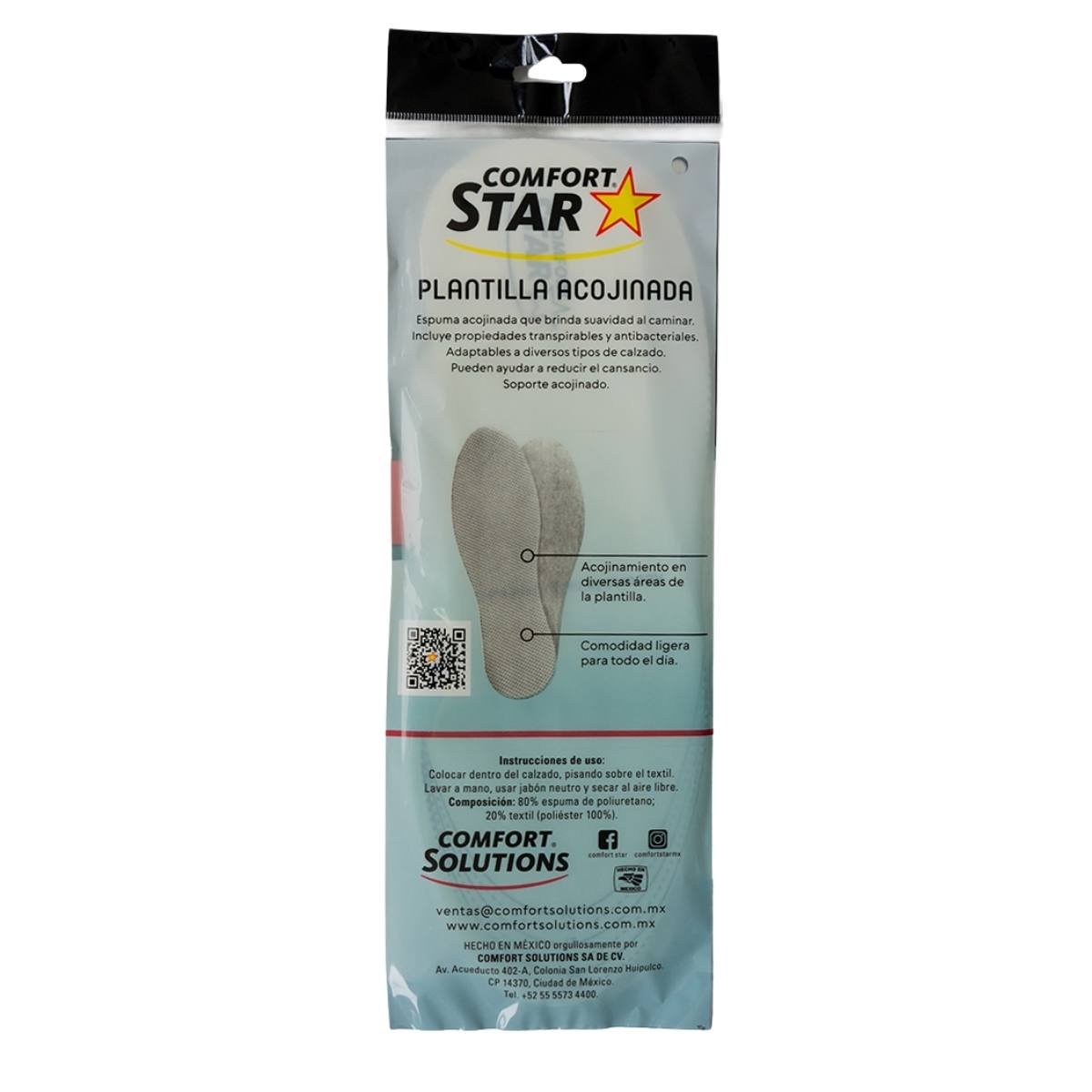 Plantilla acojinada para hombre Comfort Star image number null