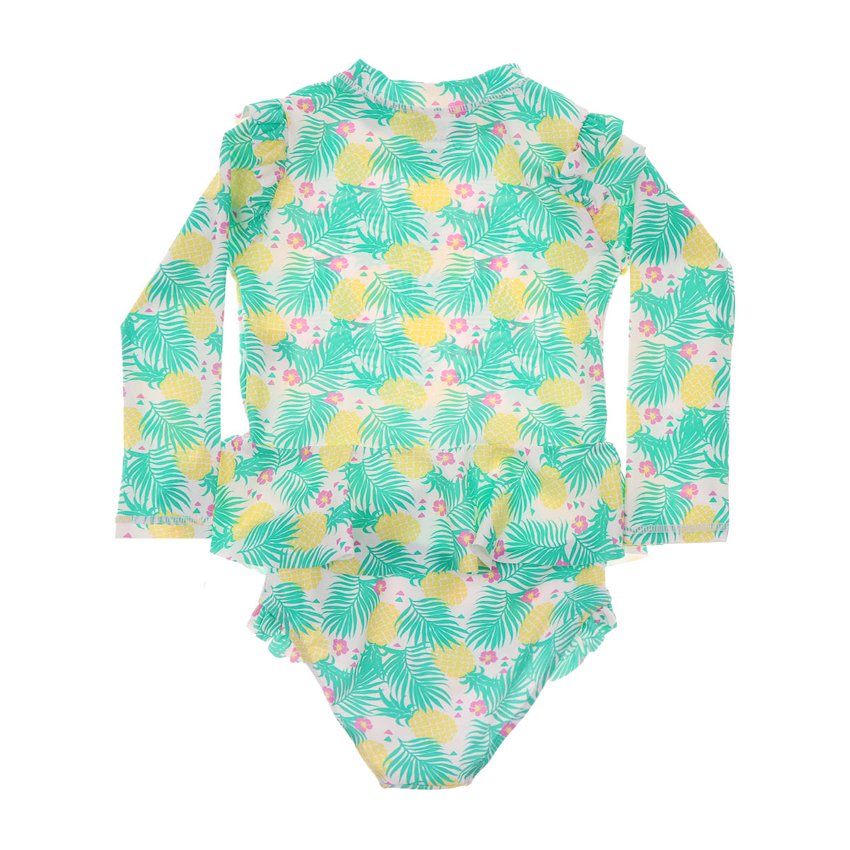 Traje de Ba&ntilde;o Estampado Tropical Manga Larga Jeanious Ni&ntilde;a image number null
