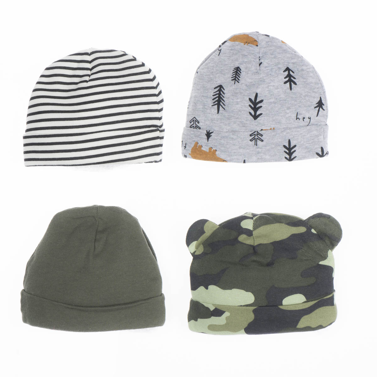 Juego 4 gorros para beb&eacute; Gerber image number null