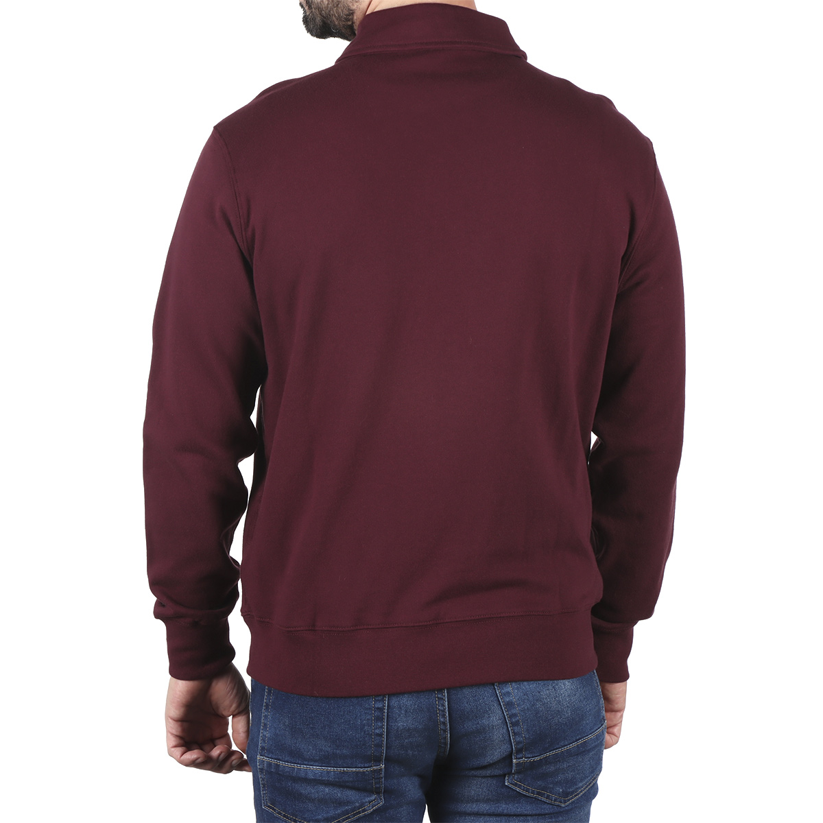 Sudadera Polo Cuello con Botones J.OPUS para Hombre image number null