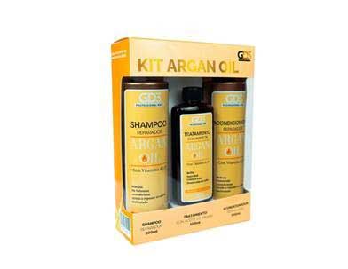Combo tratamiento b&aacute;sico, Shampoo, Acondicionador y tratamiento de Argan GD3 image number null