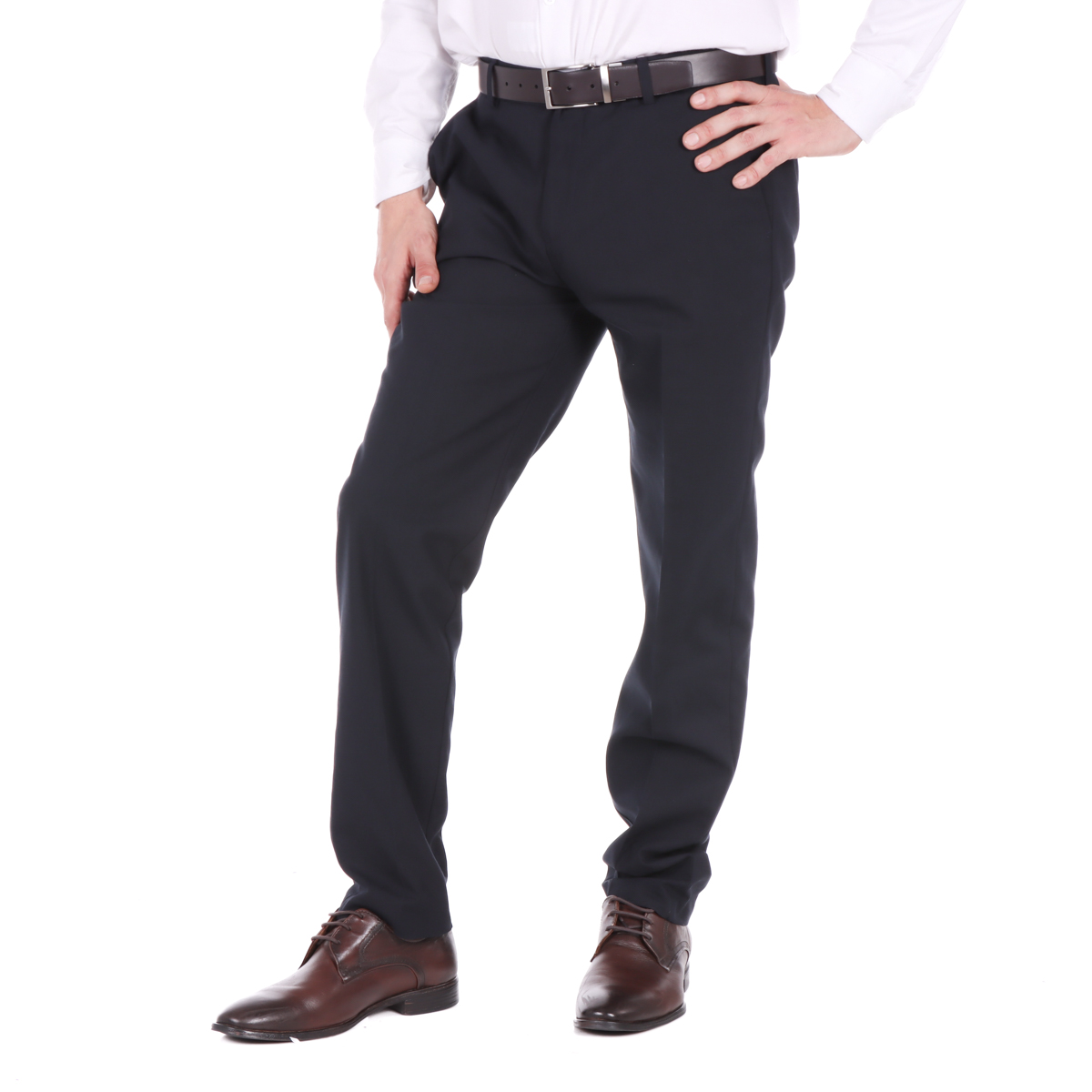 Pantal&oacute;n de Vestir Hombre Carlo Corinto Negro image number null