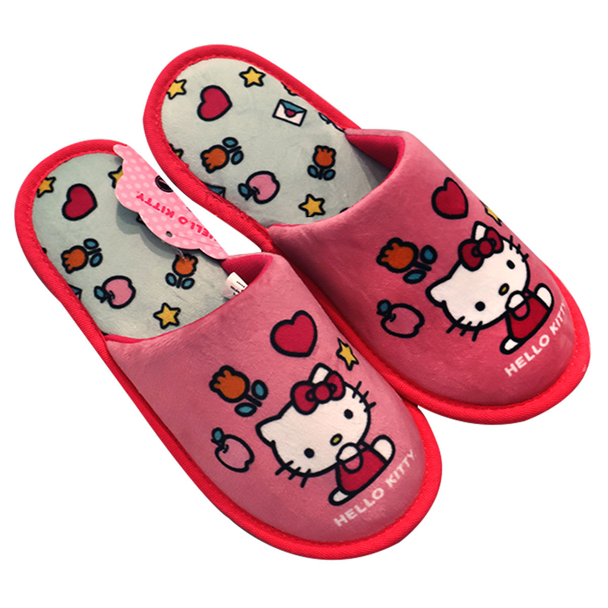 Pantufla con Dise&ntilde;o Personajes Hello Kitty Rosa para Ni&ntilde;a image number null