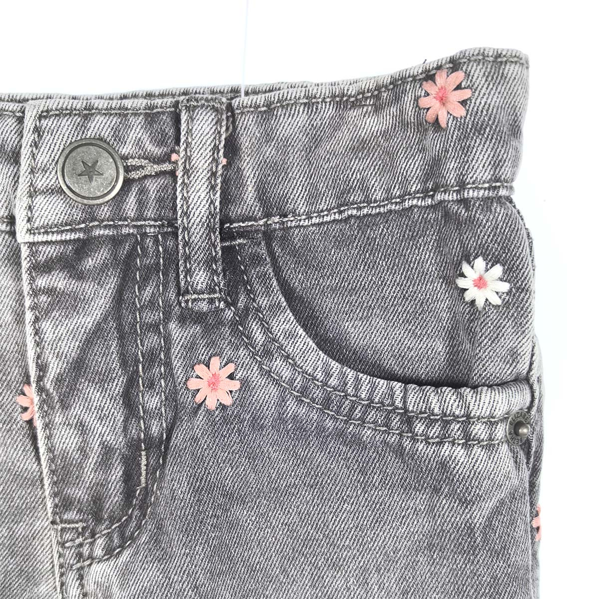 Jeans Bordado Bethaelizabetha Para Beb&eacute; Ni&ntilde;a image number null