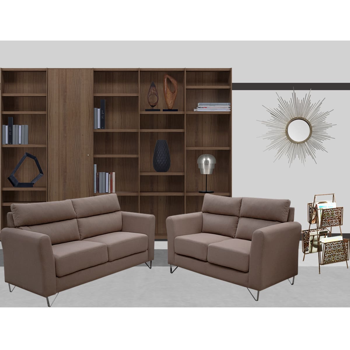 Sala Emma 3-2 S&oacute;fa y Love Seat DIVANO image number null