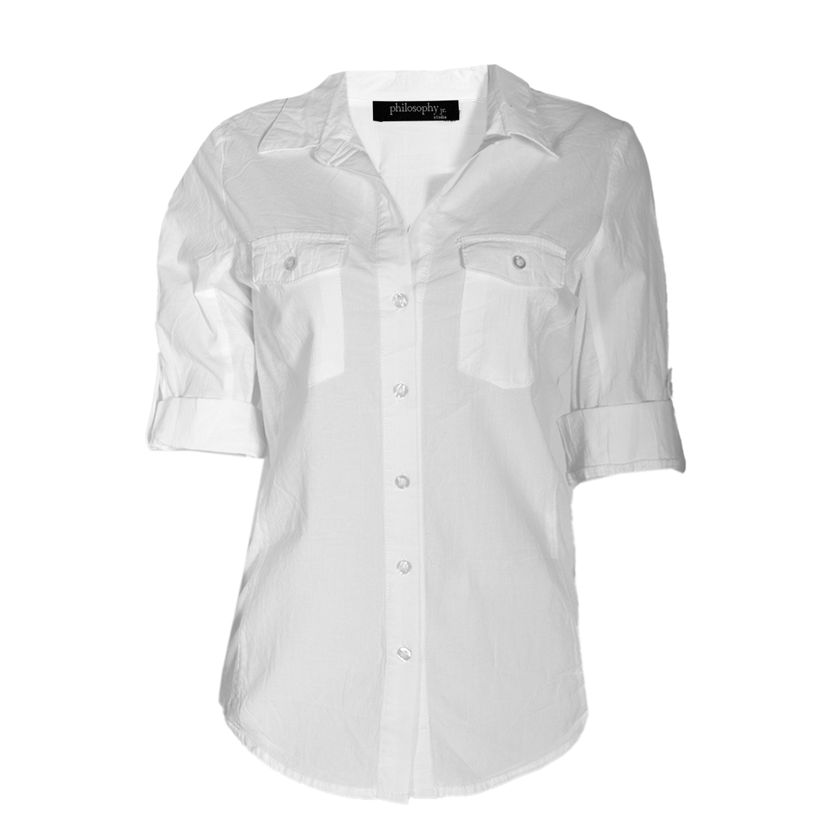 Blusa Sport Camisero Con Bolsillos Philosophy Para Mujer Junior image number null