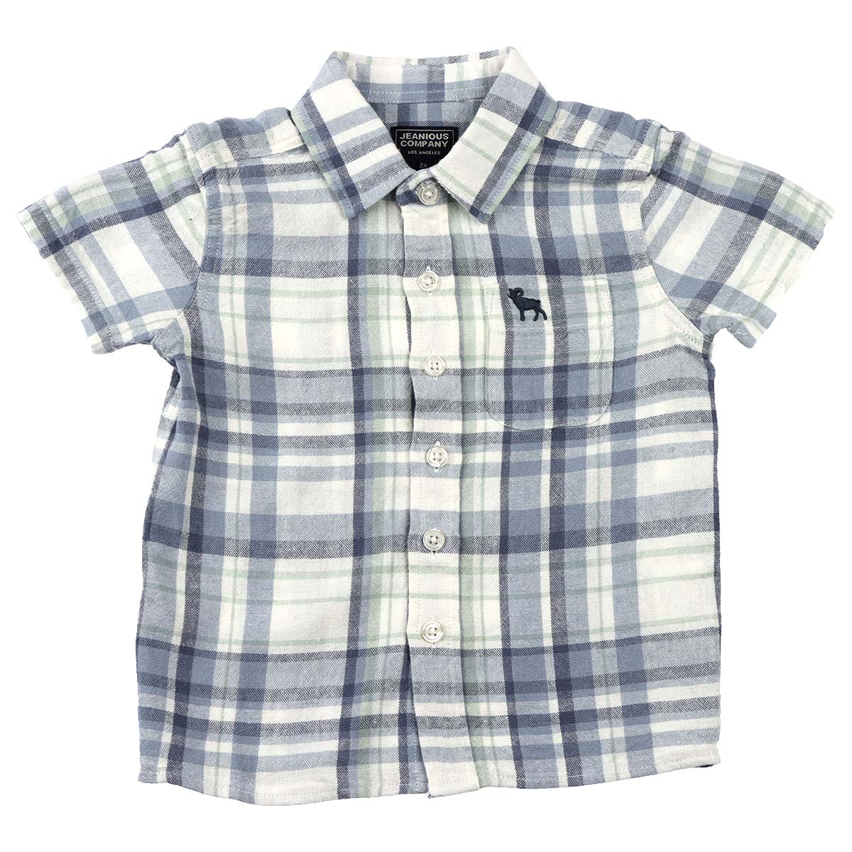 Camisa Cuadros Manga Corta Casual Jeanious Ni&ntilde;o Toddler image number null