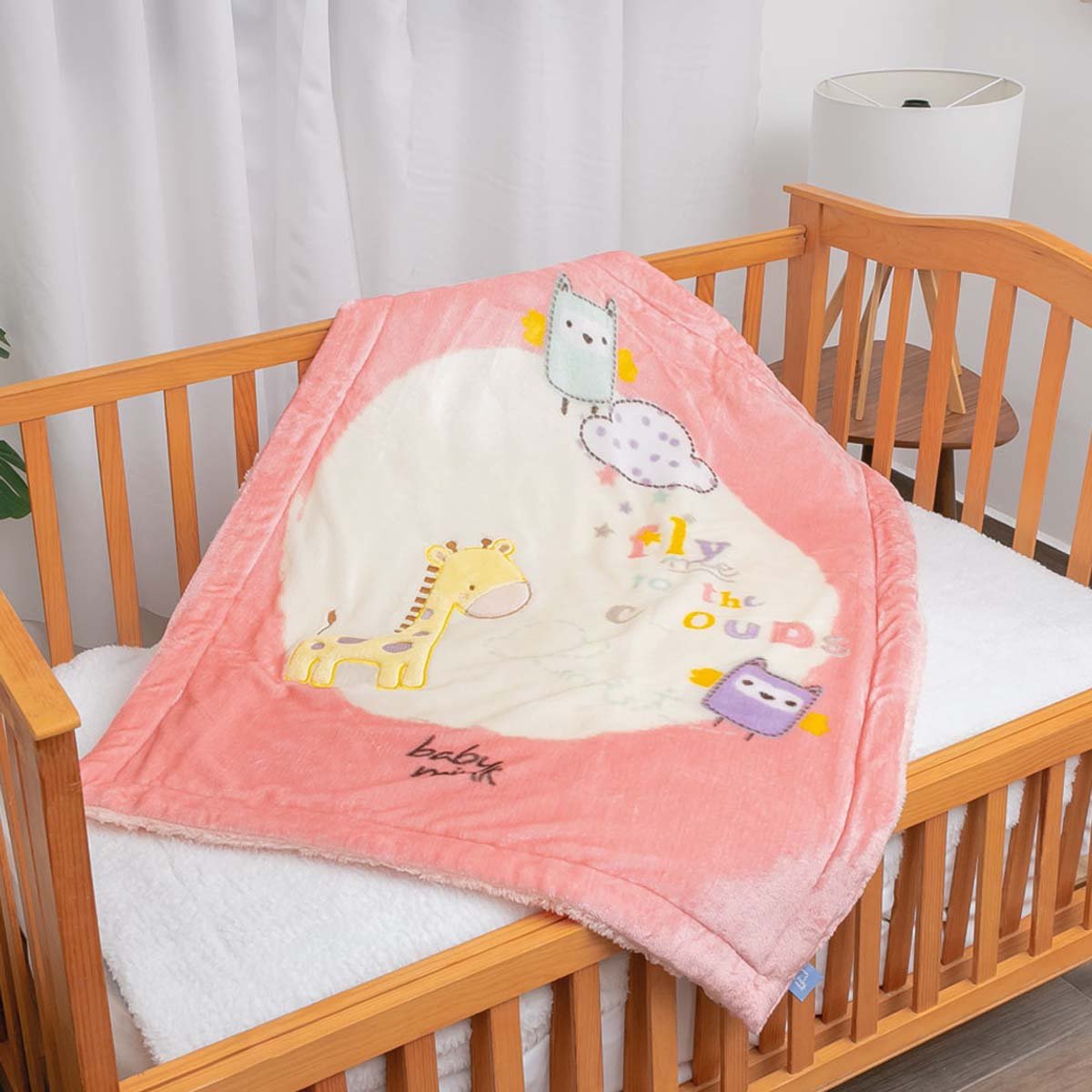 Cobertor Conformink Chiko Luxy Rosa Fly&nbsp;Baby Mink&nbsp;&nbsp;&nbsp;&nbsp;&nbsp;&nbsp; image number null