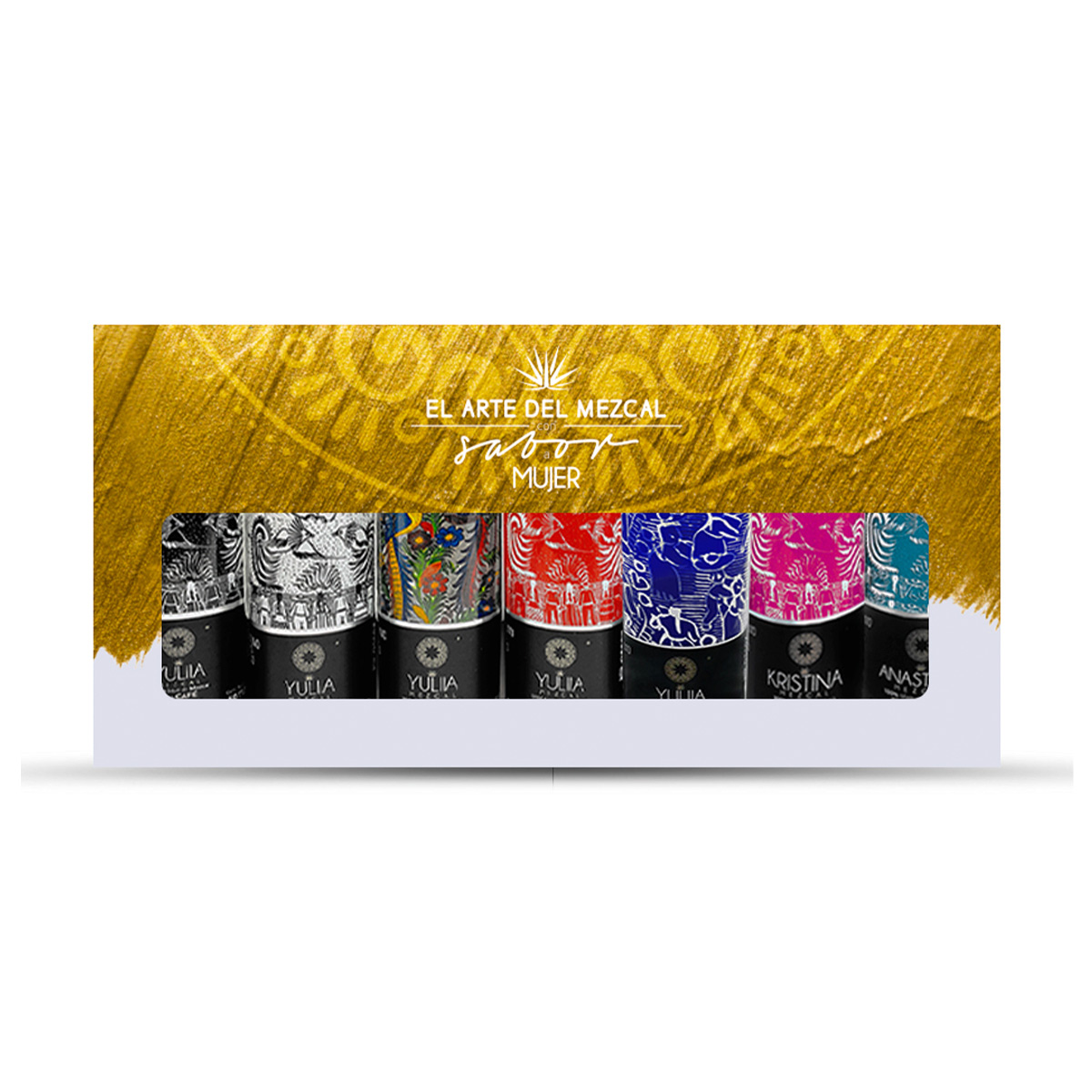 &nbsp;Estuche Yuliia Mezcal 7 Botellas Con 50Ml image number null