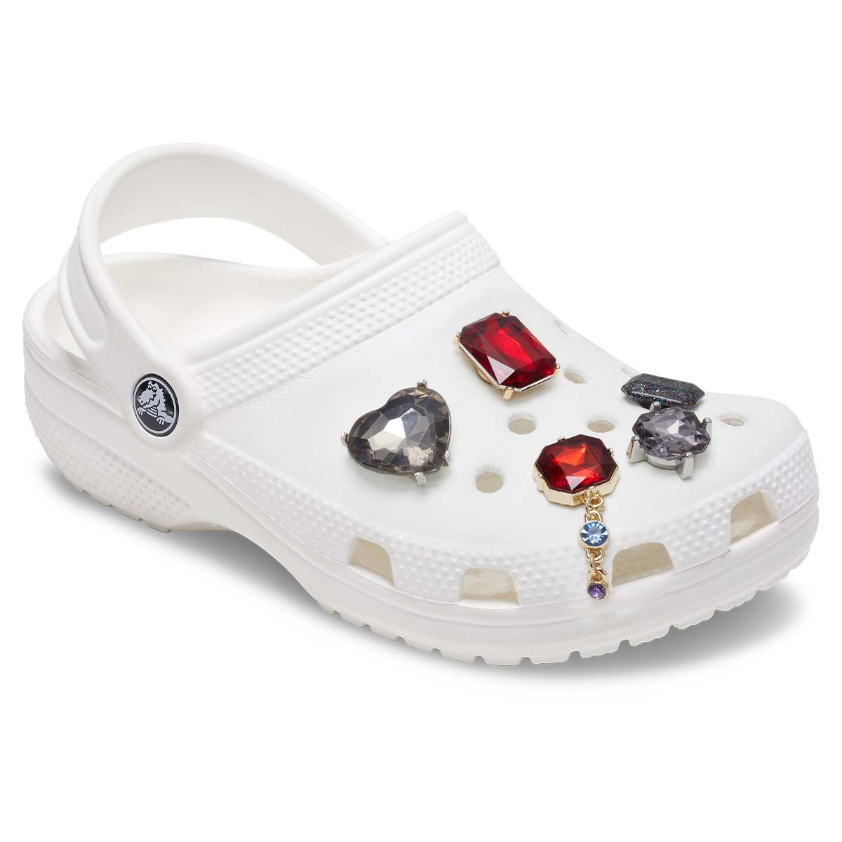 Set 5 Pack Accesorios Crocs Gemas Dark para Mujer image number null