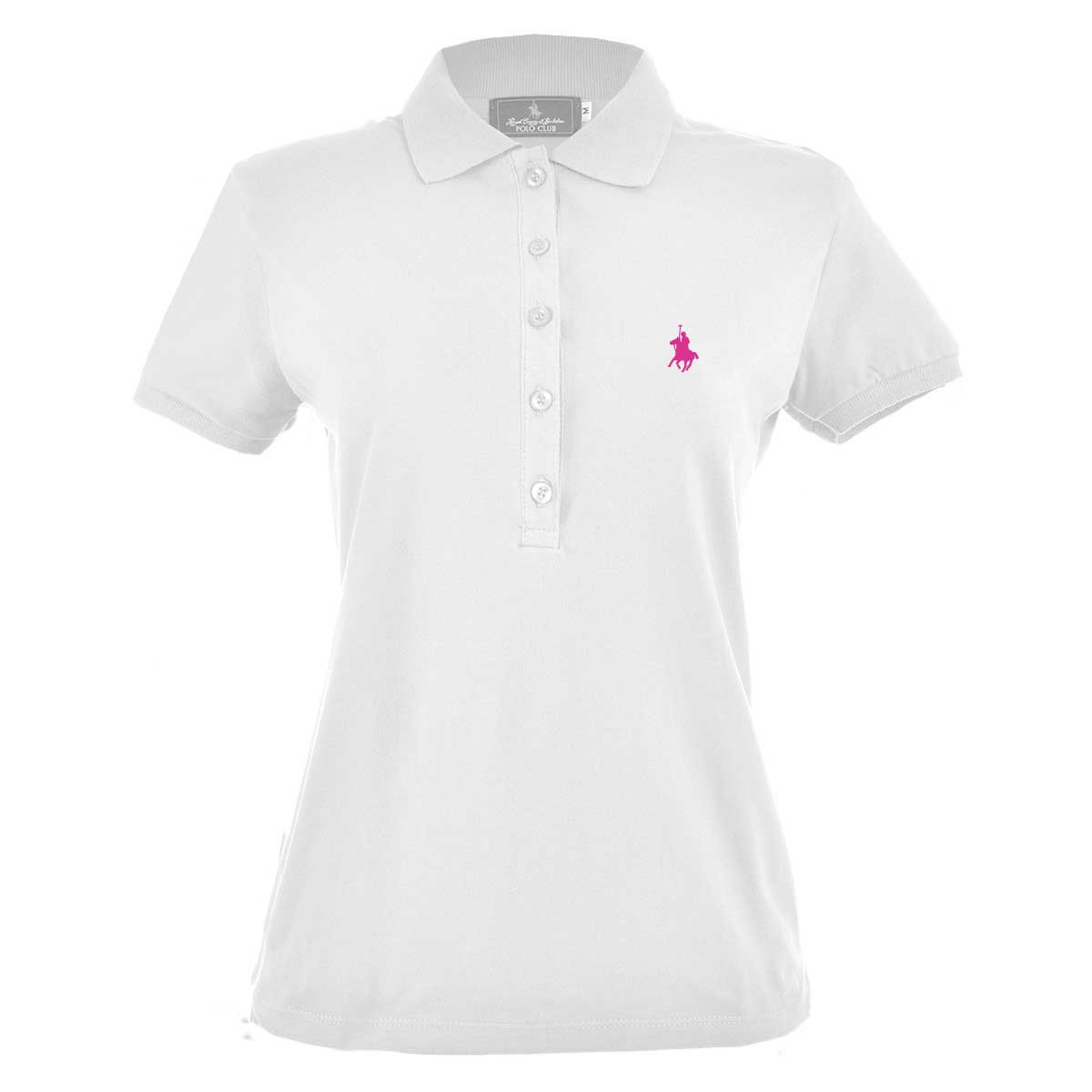 Playera B&aacute;sica Cuello Tipo Polo para Mujer Petite Royal Polo Club image number null