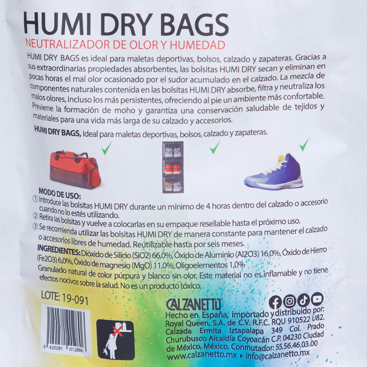 Hume Dry Neutralizador para hombre Calzanetto image number null