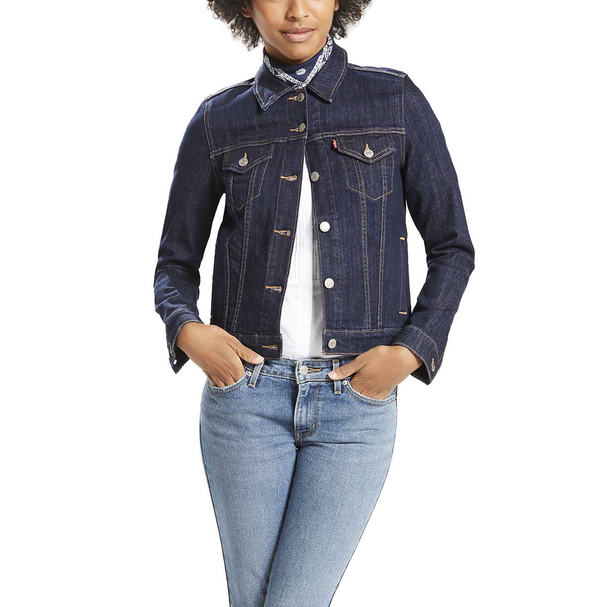 Chamarra Original Trucker Levi's Para Mujer image number null