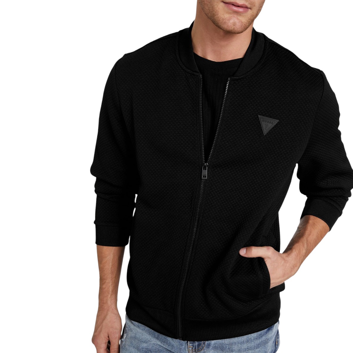 Su&eacute;ter Casual Guess Manga Larga para Hombre image number null