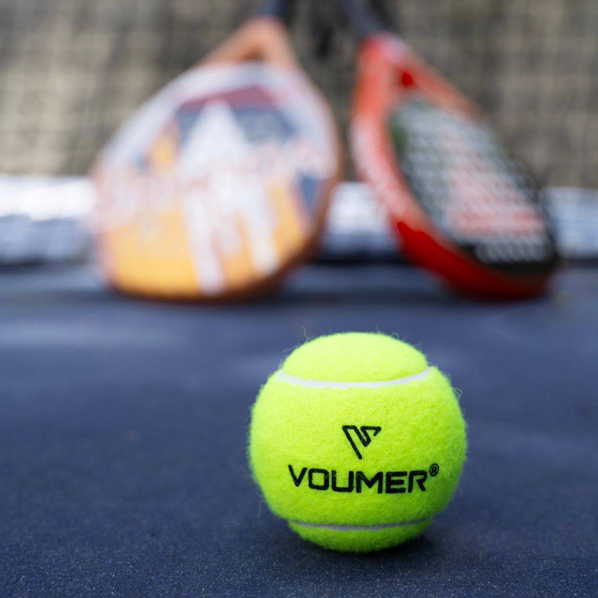 Tubo 4 Pelotas Padel Voumer Vou4Pres Presurizadas image number null