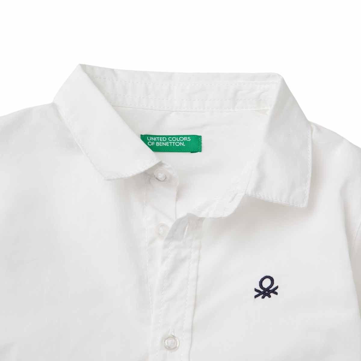 Camisa para ni&ntilde;o lisa marca benetton image number null