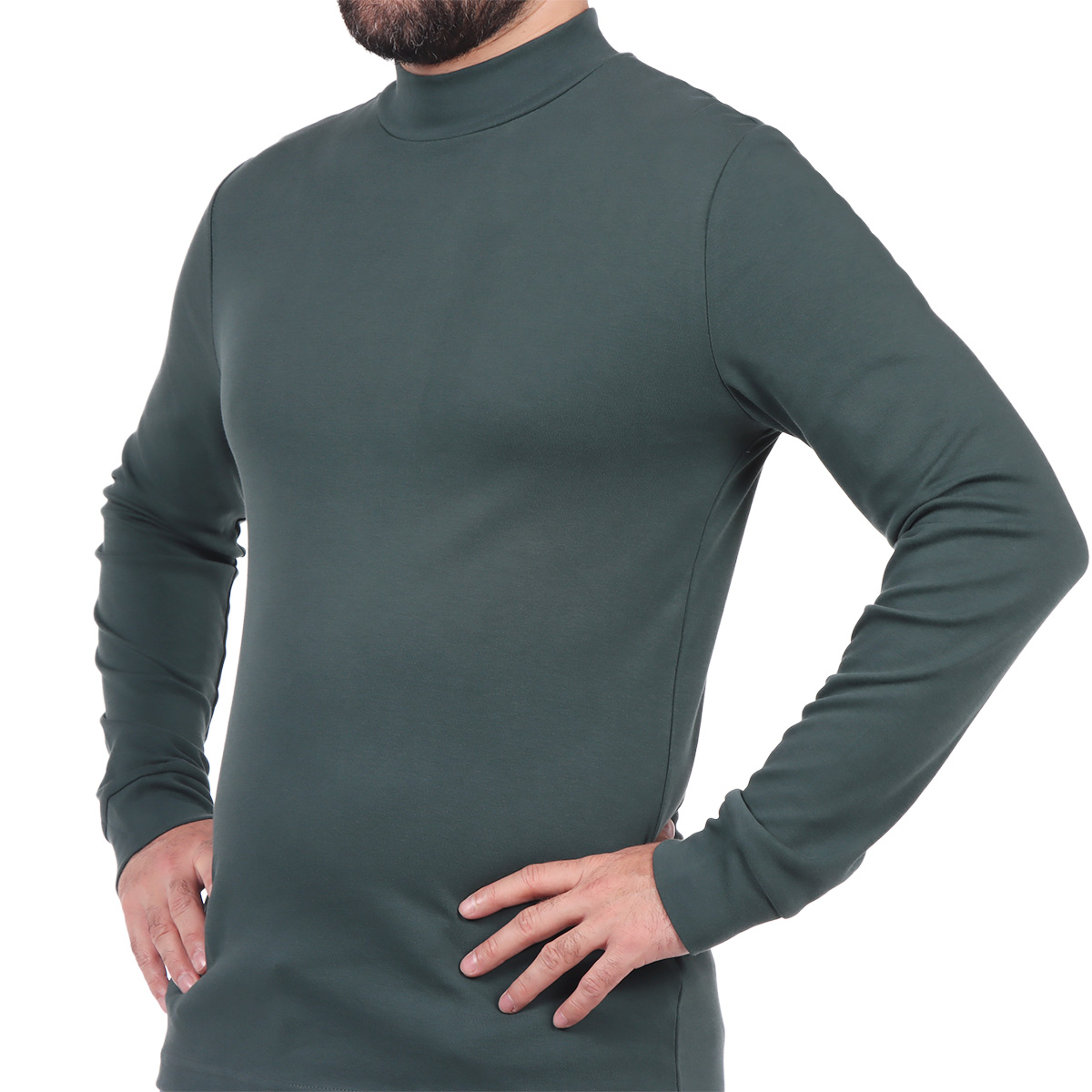 Su&eacute;ter Cuello Mock 100% Algod&oacute;n OVS para Hombre image number null
