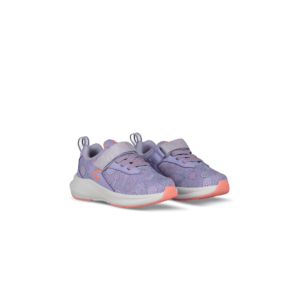 Tenis Umbra Charly Morado con Dise&ntilde;o Ajuste Velcro para Ni&ntilde;a image number null