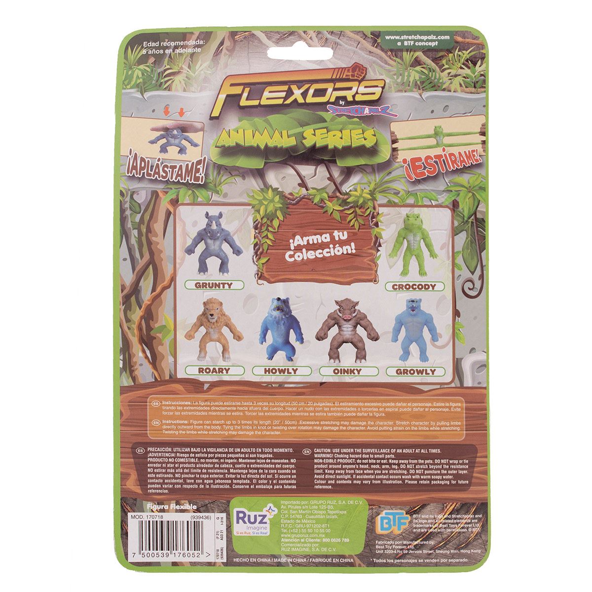 Figura Animal Series 6 Flexors &iexcl;Colecci&oacute;nalos Todos!" image number null