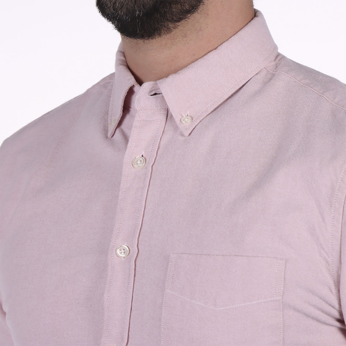Camisa Oxford Manga Larga Dise&ntilde;o Liso Jeanius para Hombre image number null