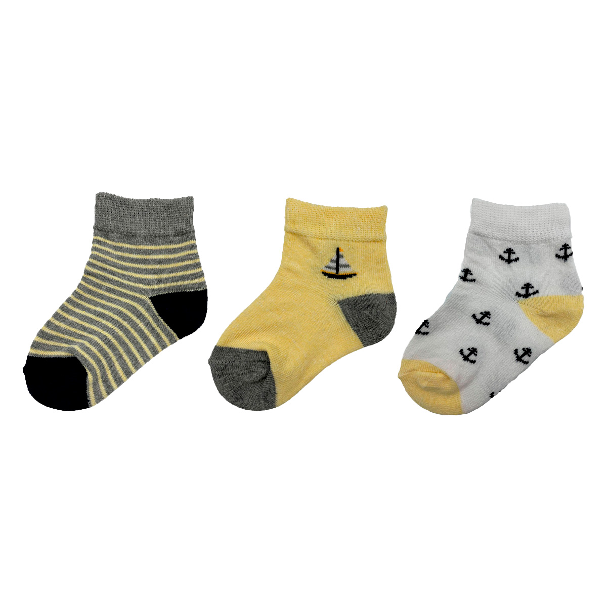 Paquete Para Ni&ntilde;o De 3 Pares De Calcetines Estampado Algod&oacute;n Gleytor image number null