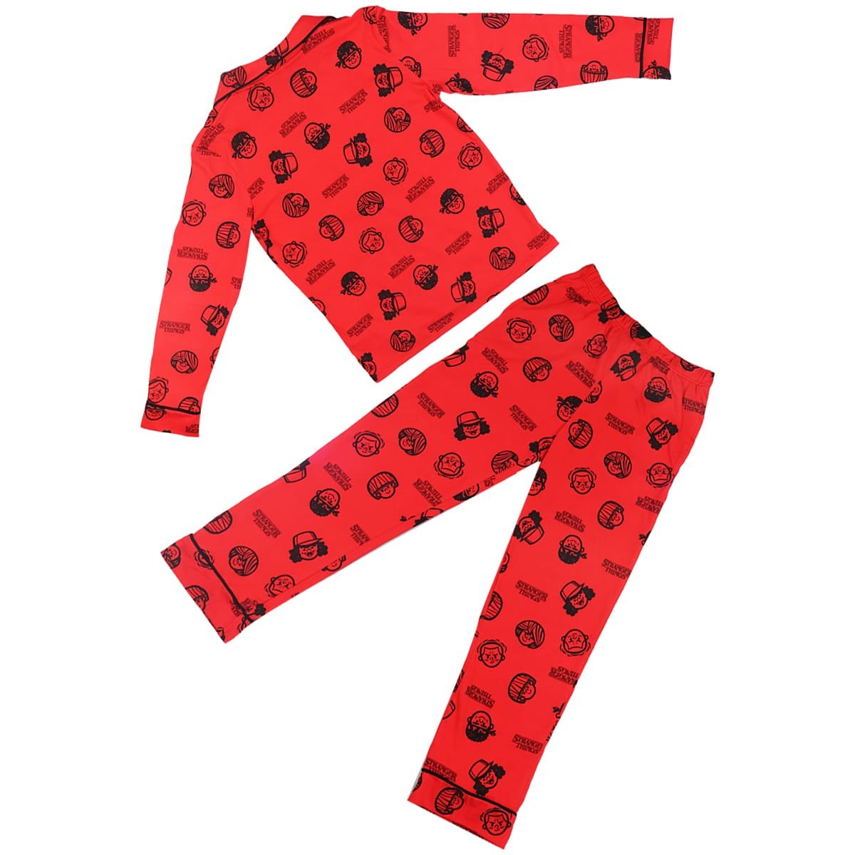 Pijama de Playera Manga Larga y Pantal&oacute;n Dise&ntilde;o Stranger Things para Ni&ntilde;o image number null