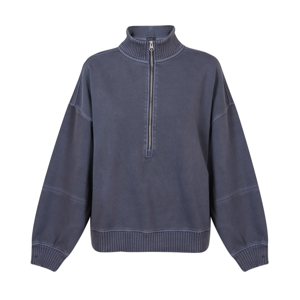 Sudadera Medio Cierre Fench Terry Jeanious Para Mujer Curvy image number null