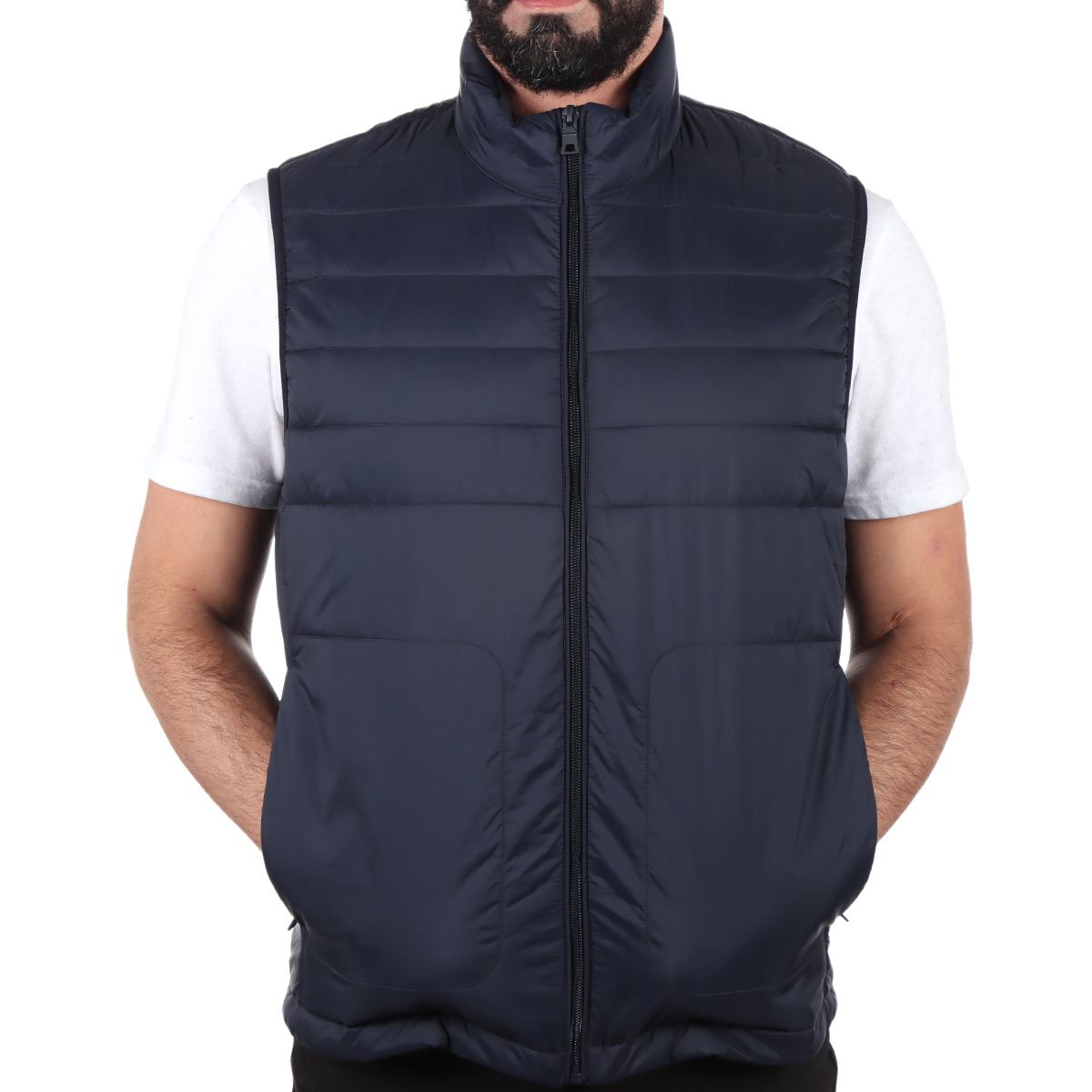 Chaleco Ajuste Regular Cuello Alto Carlo Corinto Hombre image number null