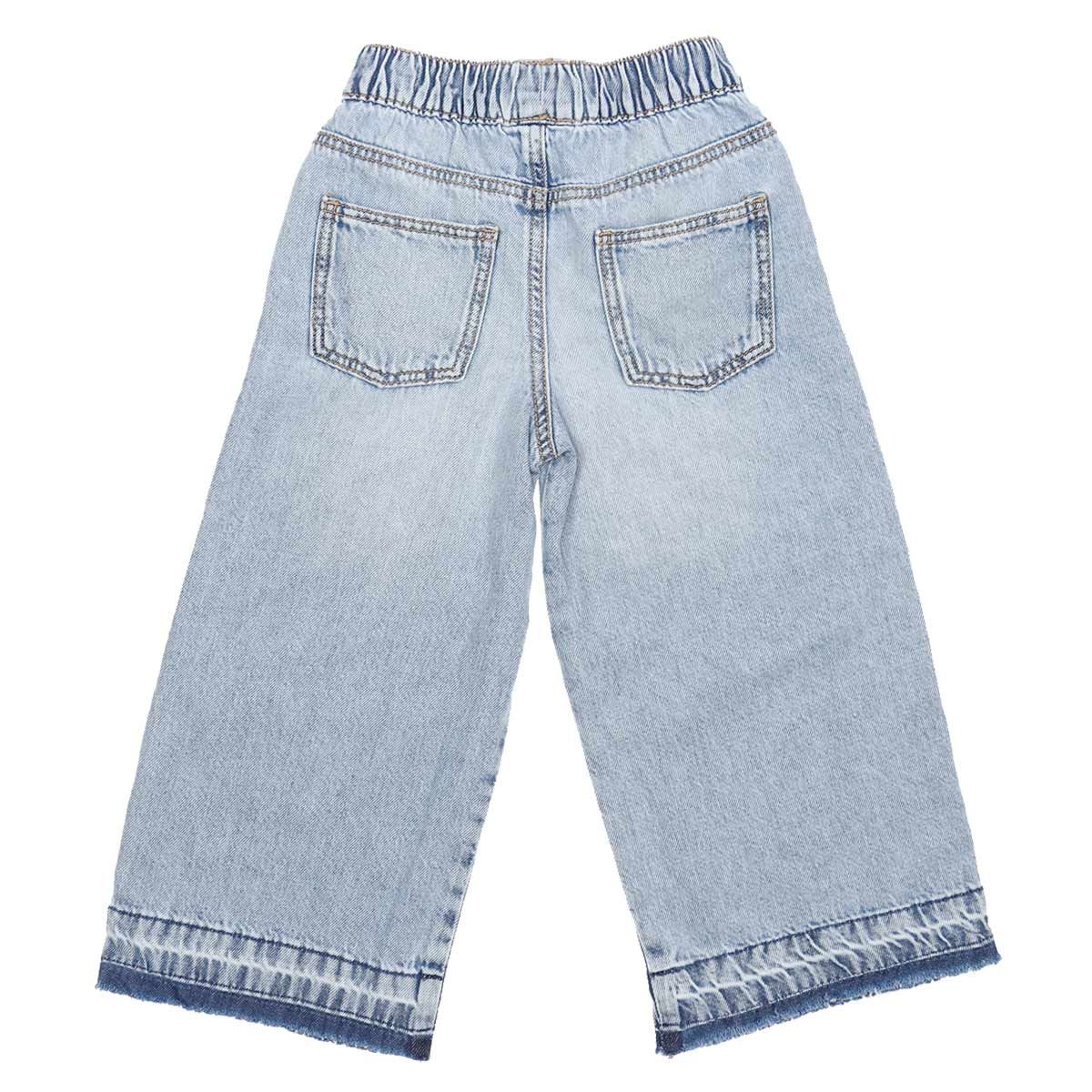 Pantal&oacute;n Denim Wide Leg Casual OVS para Ni&ntilde;a Toddler image number null