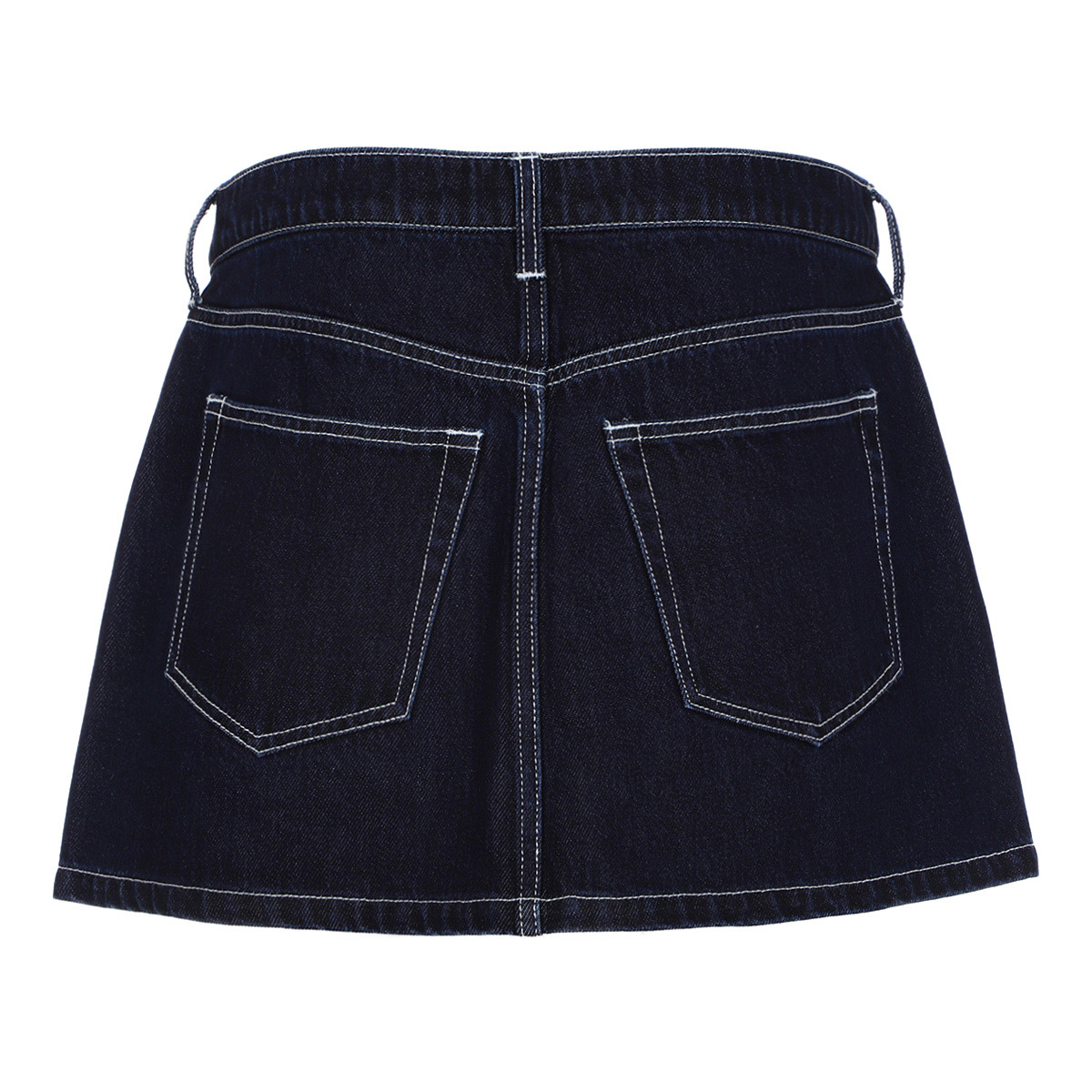 Minifalda Cruzada Mezclilla Jeanious Para Mujer image number null