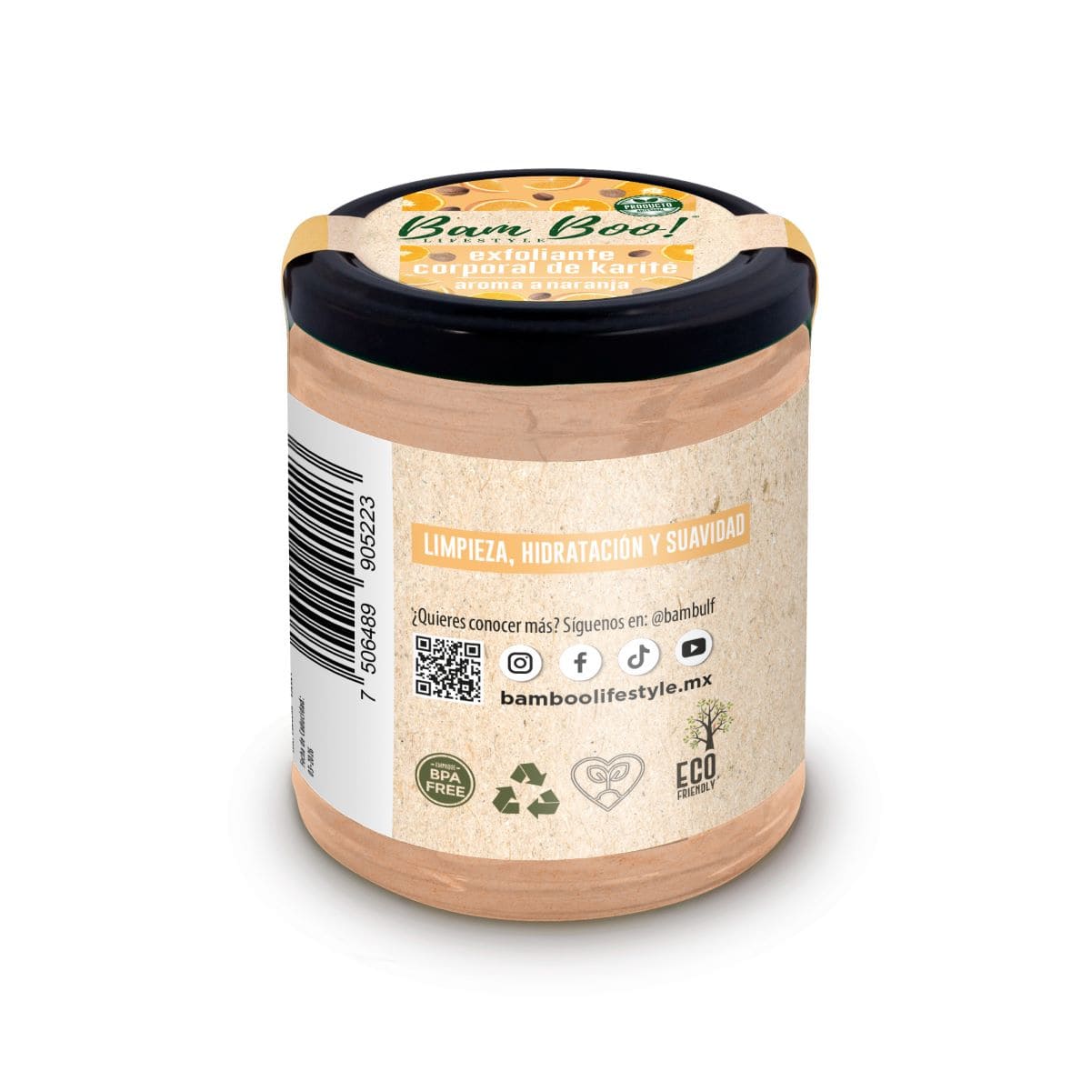 Exfoliante corporal de karit&eacute; aroma a naranja 250 gr Bam Boo! Lifestyle image number null