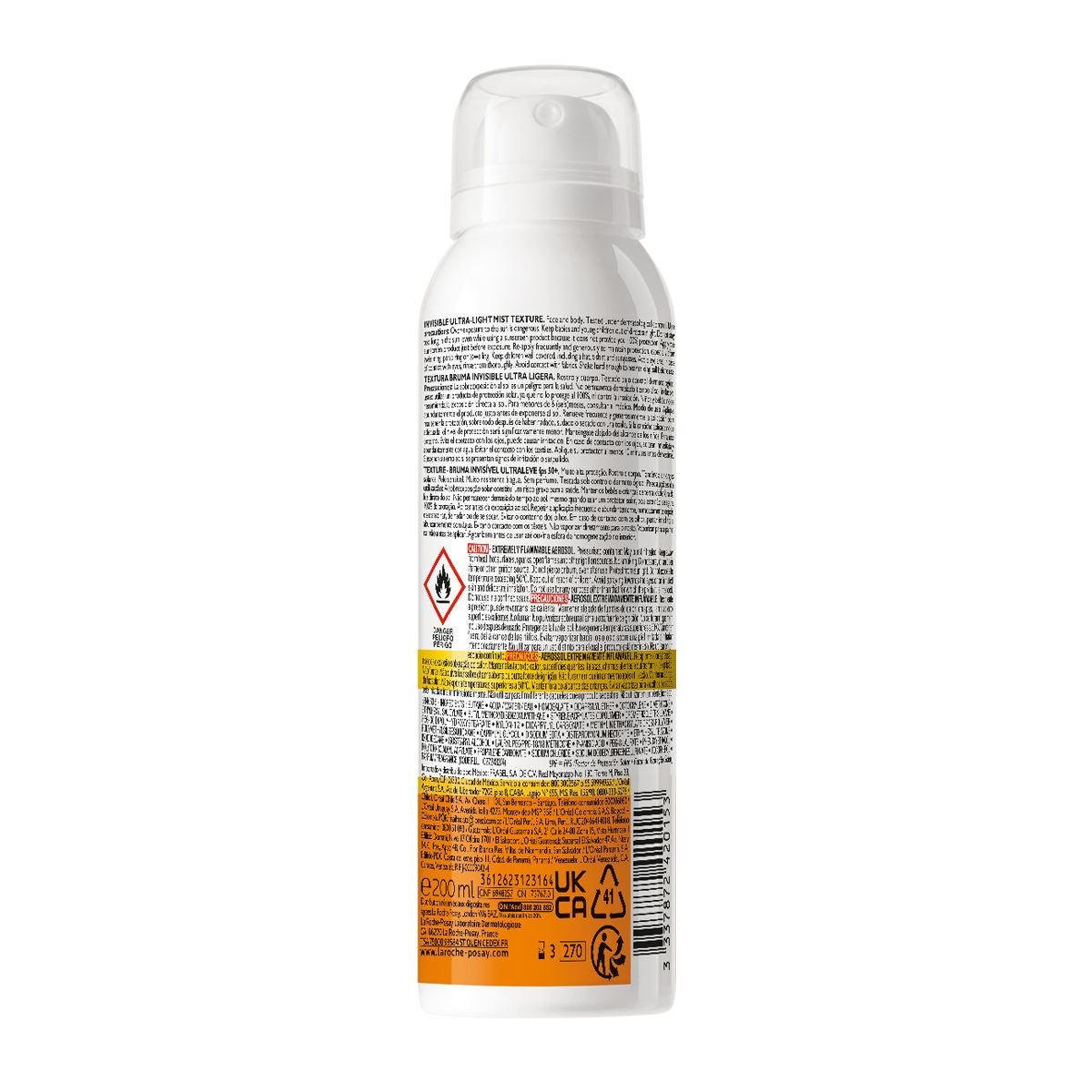 La Roche Posay Anthelios Bruma Corporal Invisible Ultra-ligera Fps50+ 200ml image number null