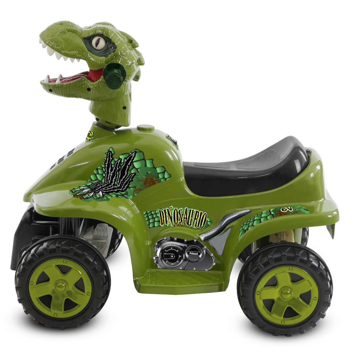 Moto El&eacute;ctrica Mini Quad Dinosaurio Prinsel image number null