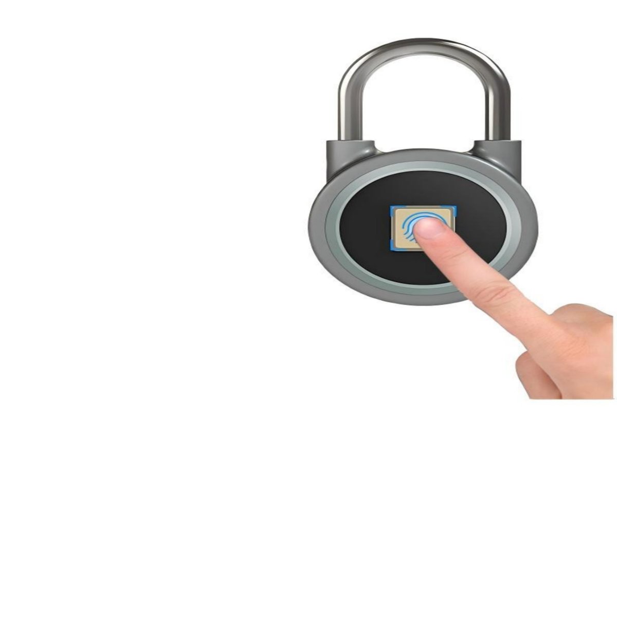 Candado Inteligente Recargable Bluetooth Huella Dactilar image number null