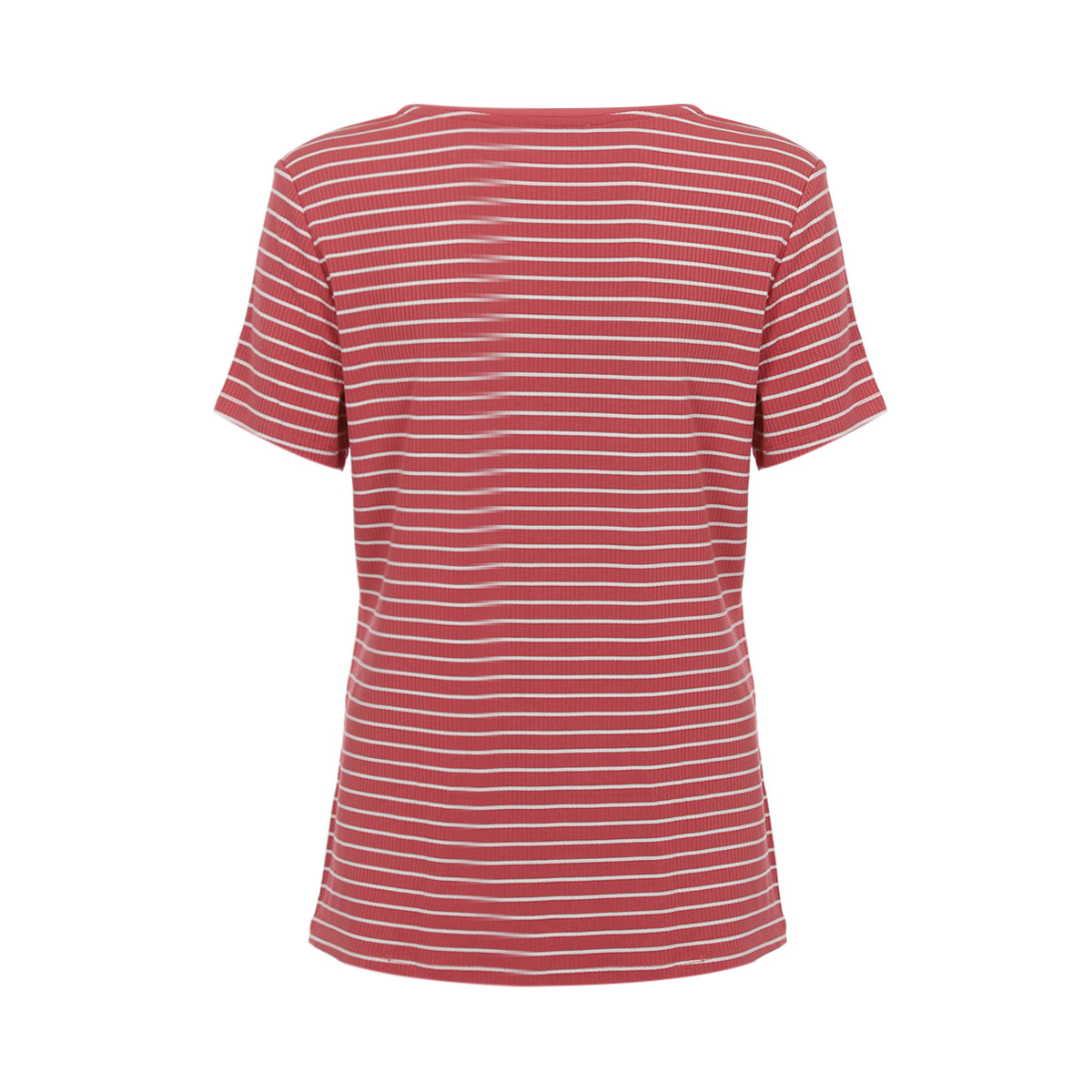 Playera Rayas Escote Cuadrado Life Styler Para Mujer Curvy image number null