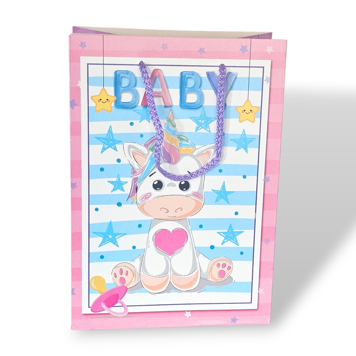 Bolsa de Regalo Beb&eacute; Unicornio Grande image number null