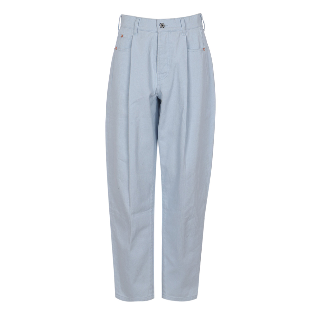 Pantal&oacute;n Barrel Con Pinza Jeanious Para Mujer Junior image number null