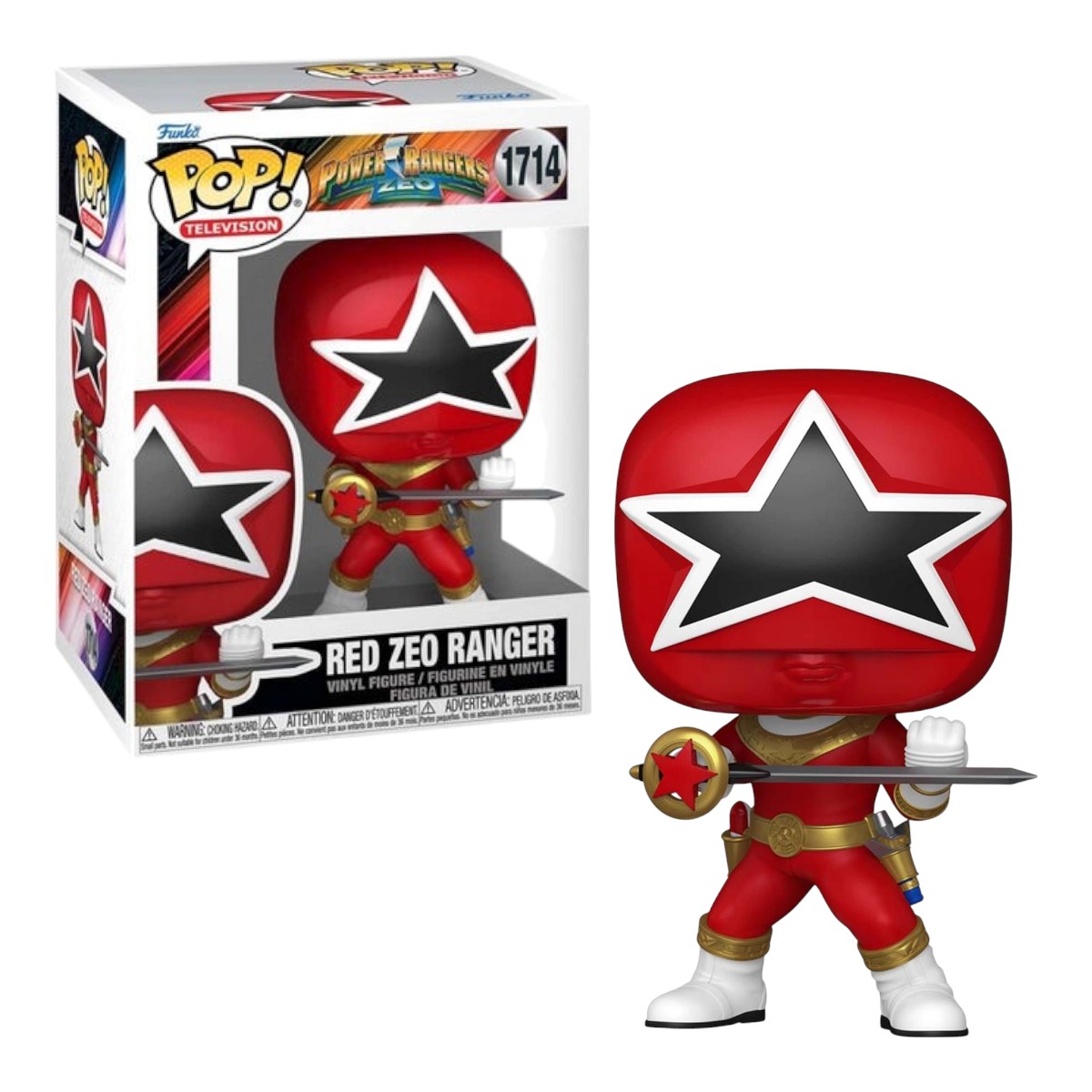 Pop Tv Power Rangers Zeo Red Ranger image number null