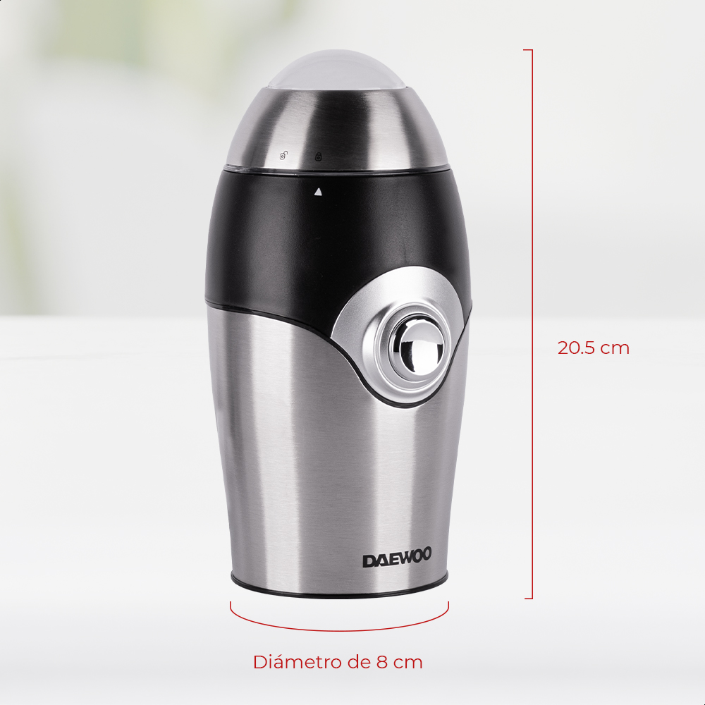 MOLINO PARA CAF&Eacute; DE GRANO DAEWOO DCG-362 CON BOT&Oacute;N DE PULSO image number null