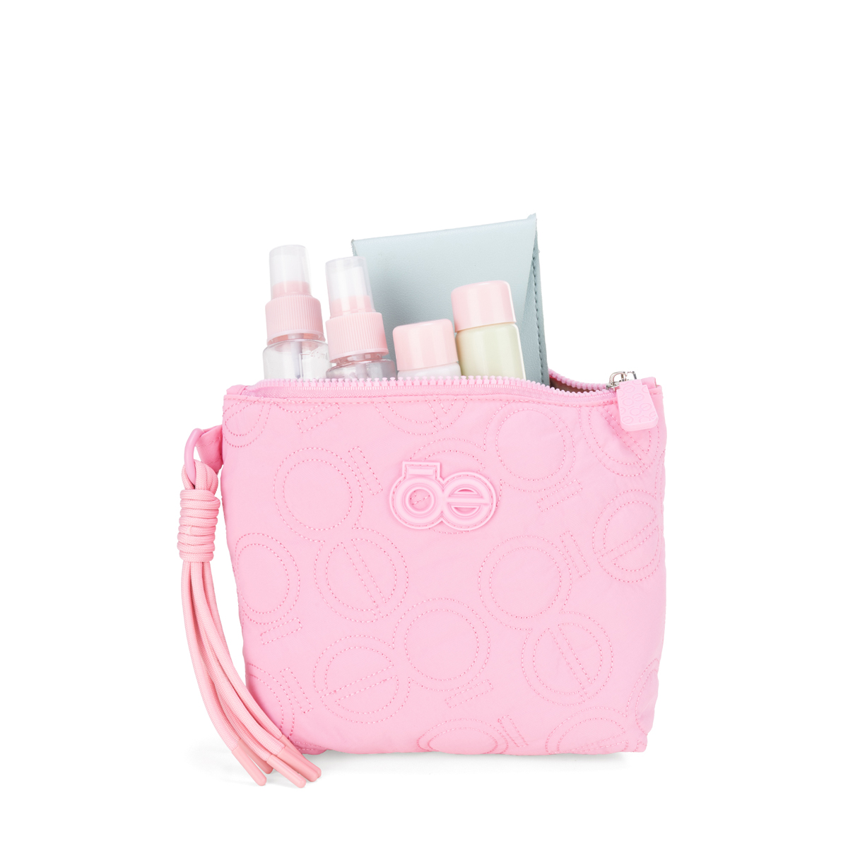 Cosmetiquera Cierre Sencillo Cloe Rosa image number null
