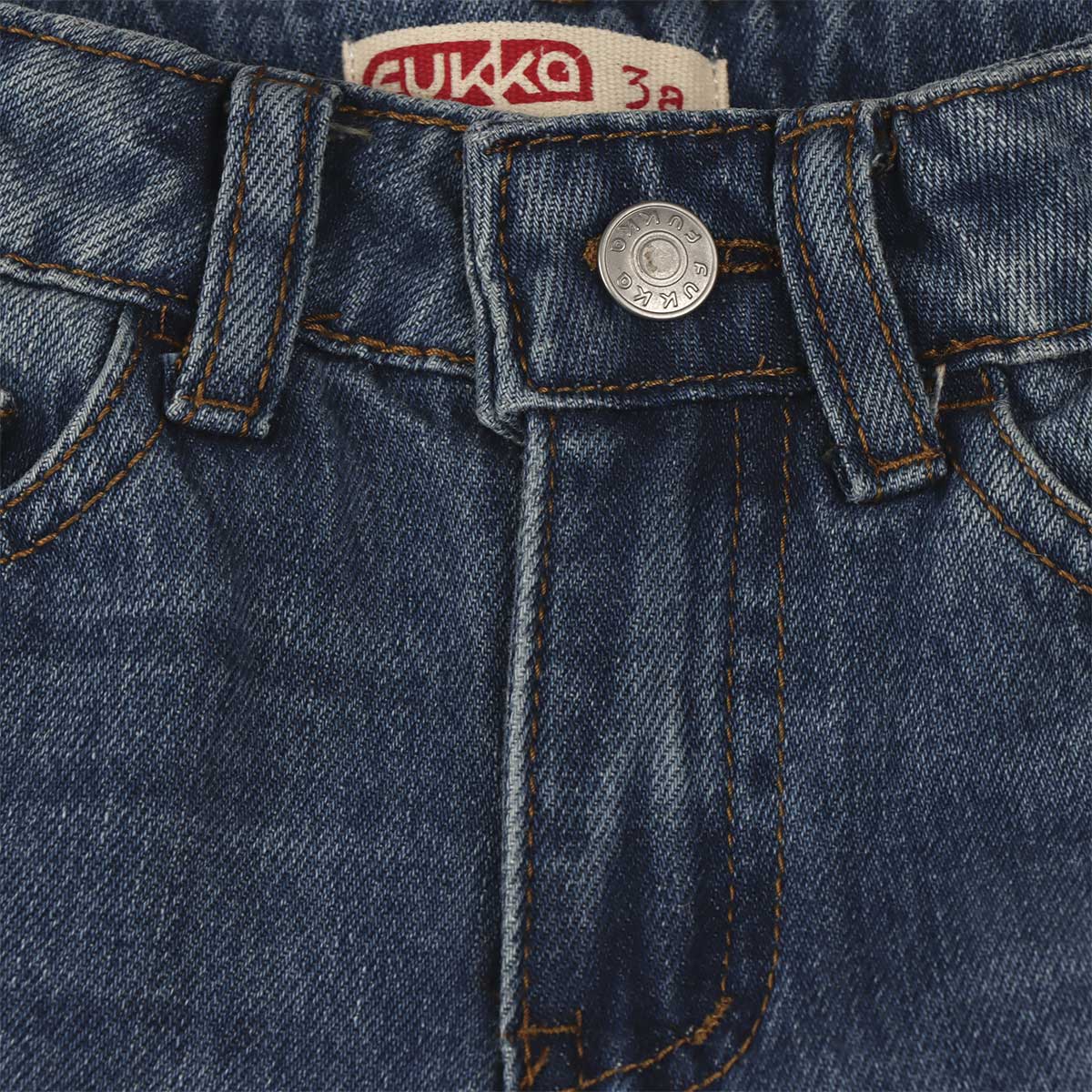 Jeans Cl&aacute;sico Regular Fit Algod&oacute;n Casual Fukka Ni&ntilde;o Toddler image number null