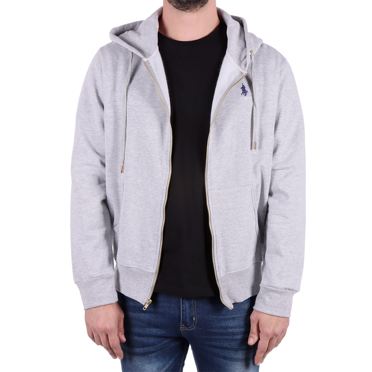 Sudadera Abierta con Capucha Royal Polo Club para Hombre image number null