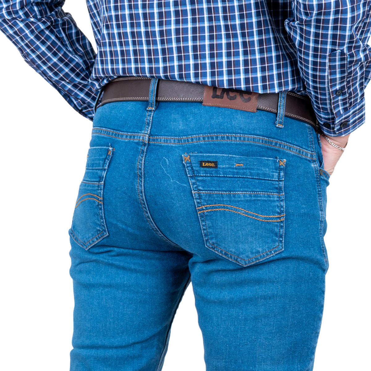 Jeans Slim Fit Lee Azul Claro para Hombre image number null