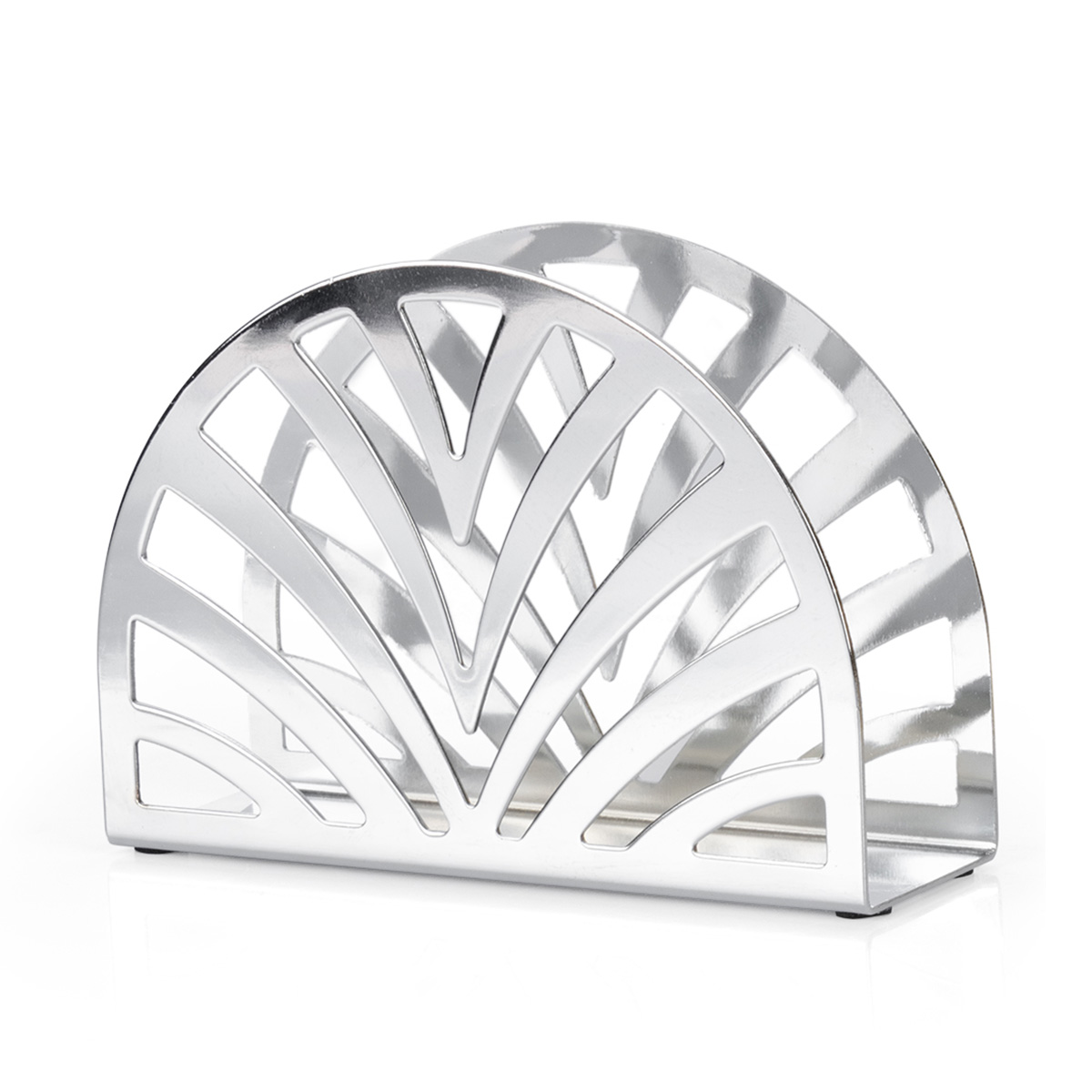 Servilletero Plateado De Metal Crown Baccara image number null