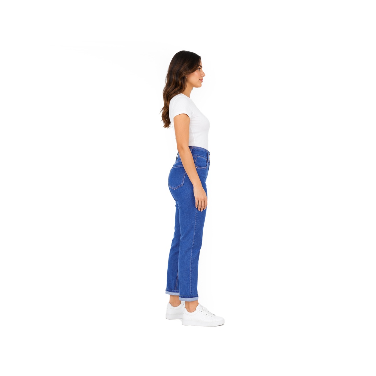 Jeans Tobillero Corte Semi Recto Jean Berona Para Mujer Petite image number null